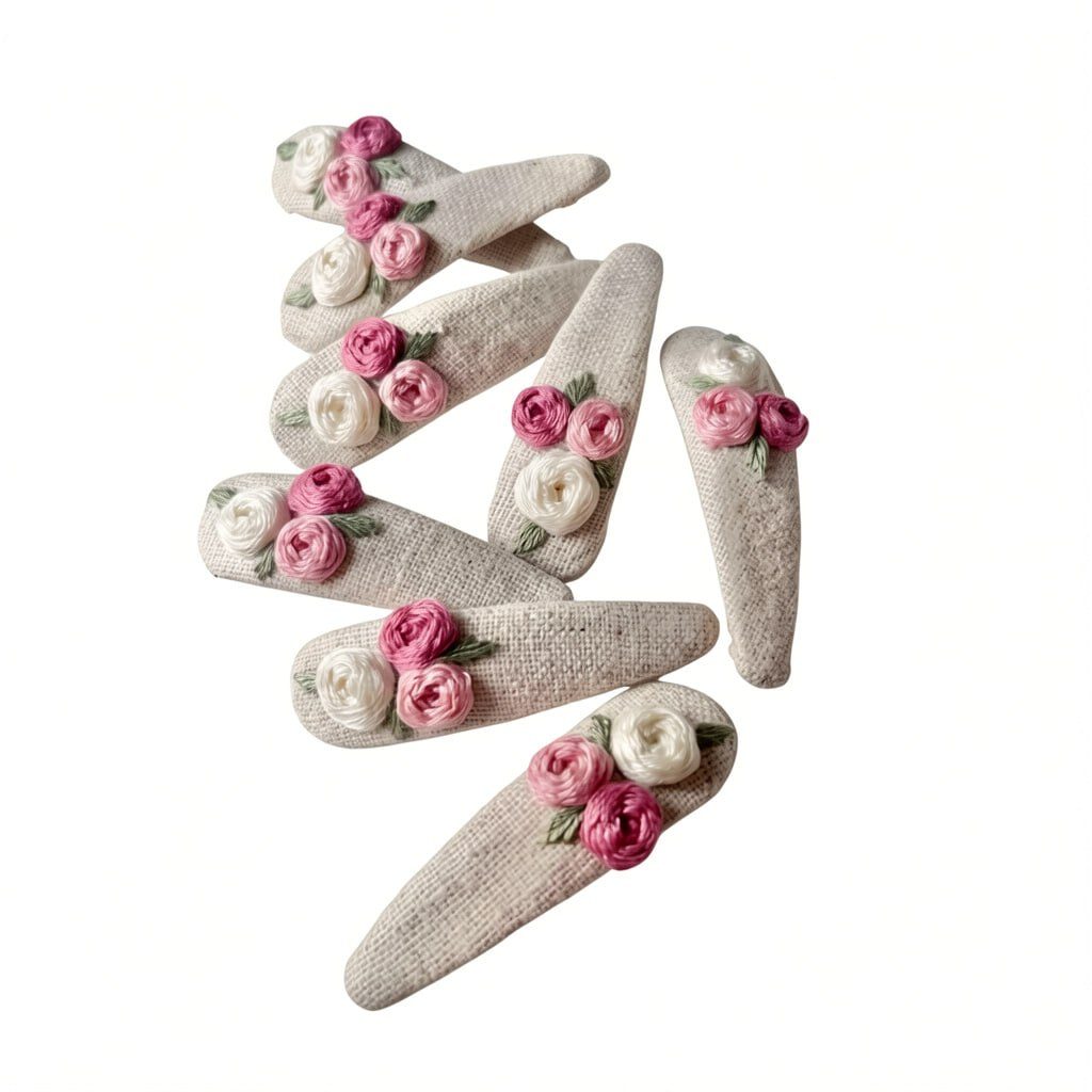 Embroidered Hair Clip 1
