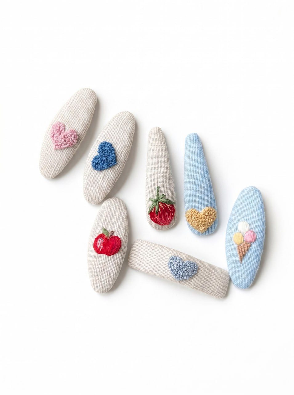 Embroidered Hair Clip 12