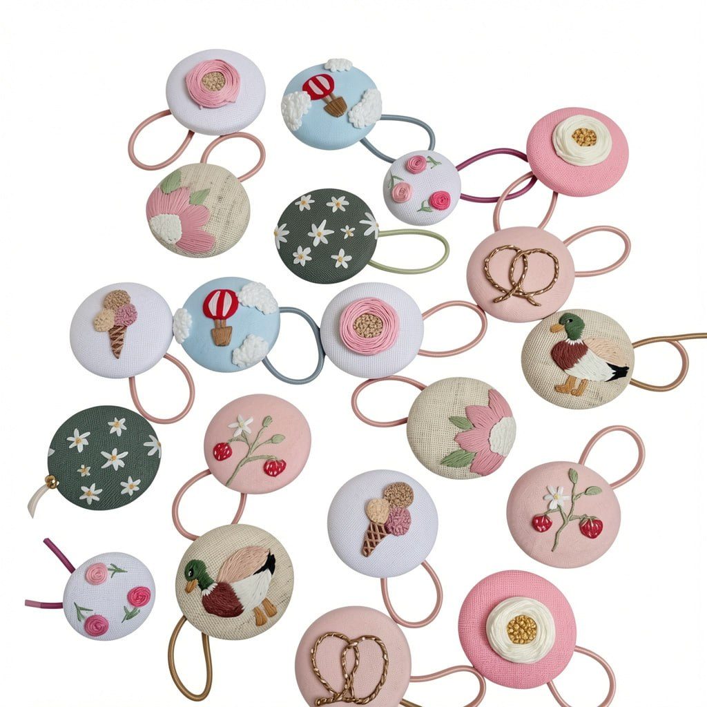 Embroidered Hair Clip 2
