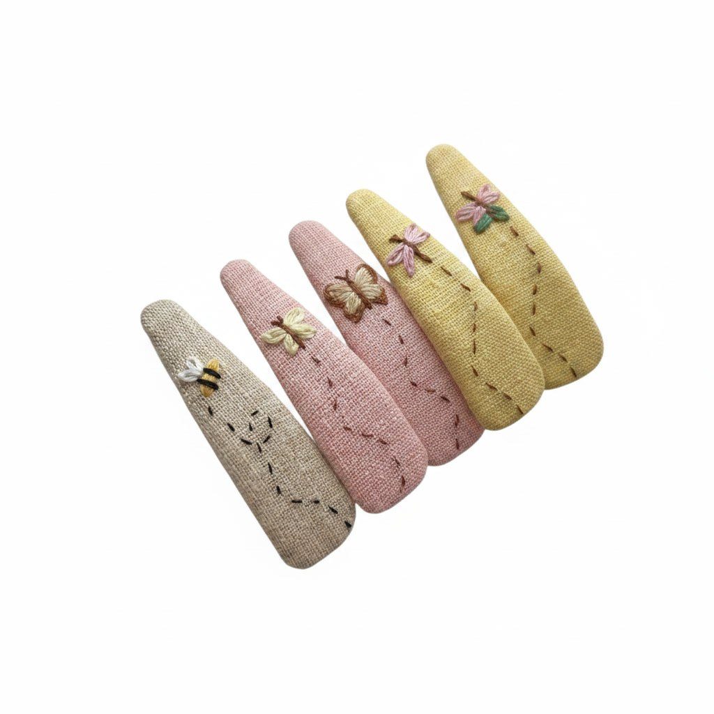 Embroidered Hair Clip 5
